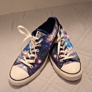 Converse Cosmic Blue and Purple Sneakers